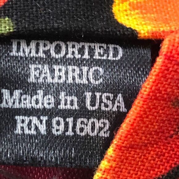 Beans McGee Mens Vintage Fall Thanksgiving Pumpkin Parch Neck Tie Black & Orange - Picture 4 of 4